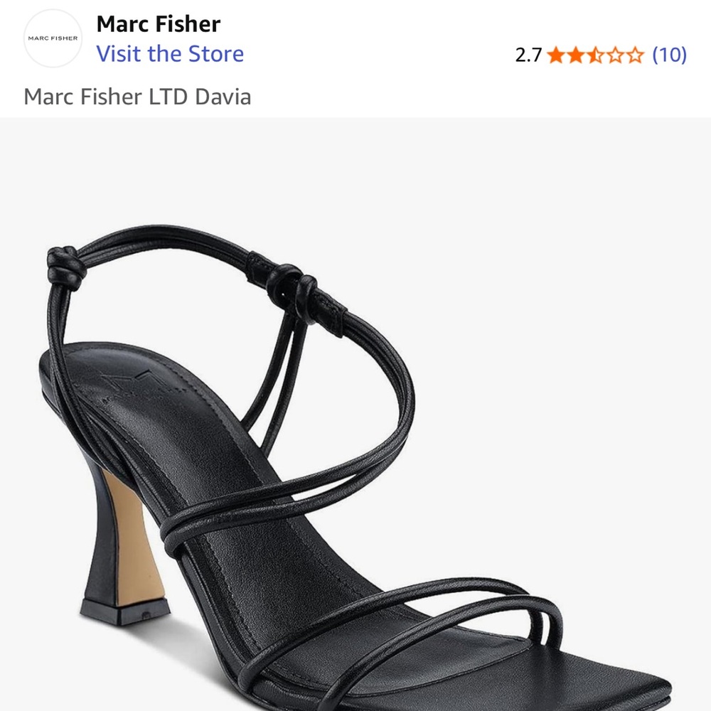 Marc fisher strapped heels